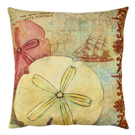 Aberto Design Cojín Multicolor 43 x 43 cm